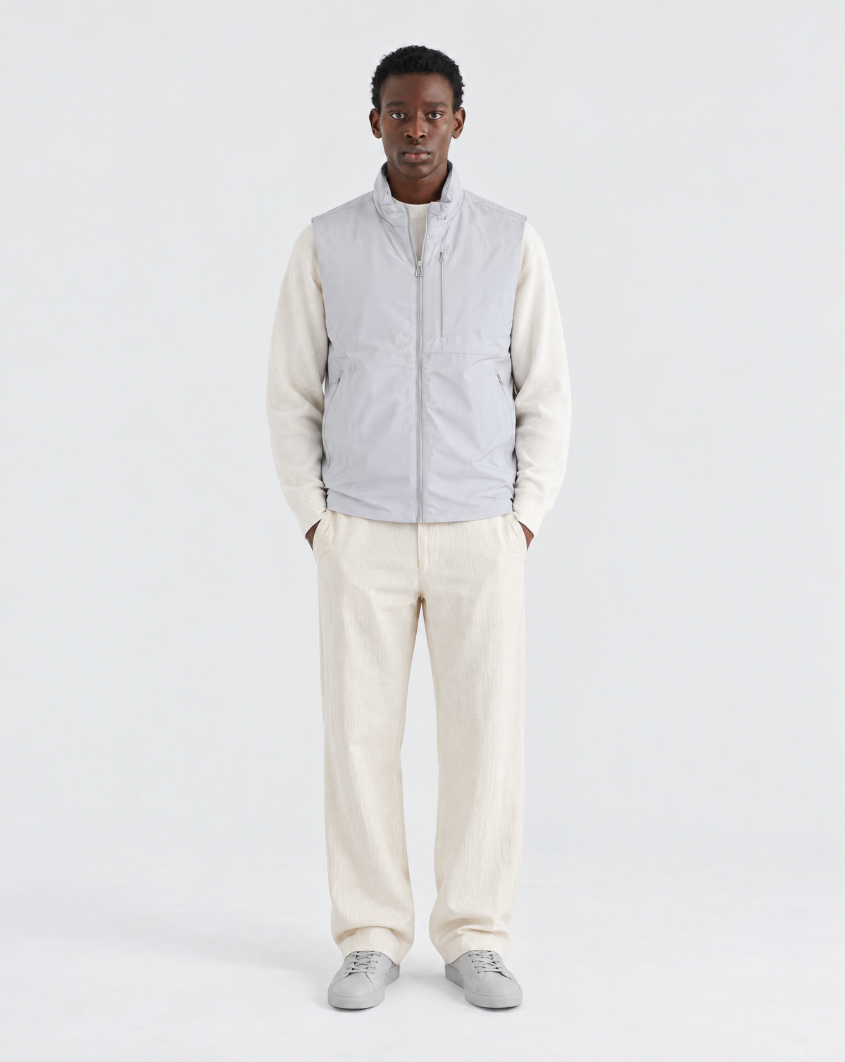 The Fount Gilet - Mist Grey
