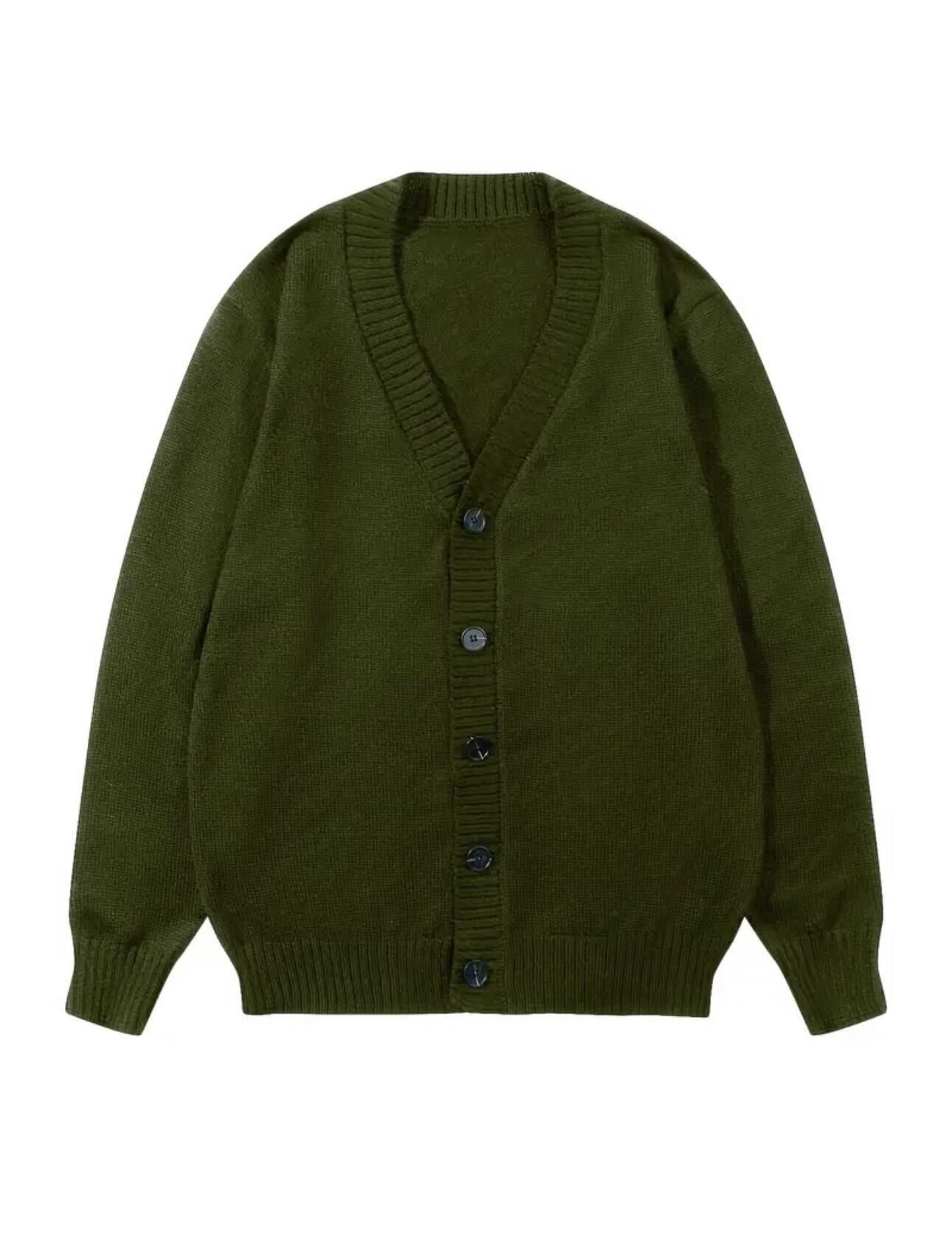 Knitted Cardigan - Olive Forrest