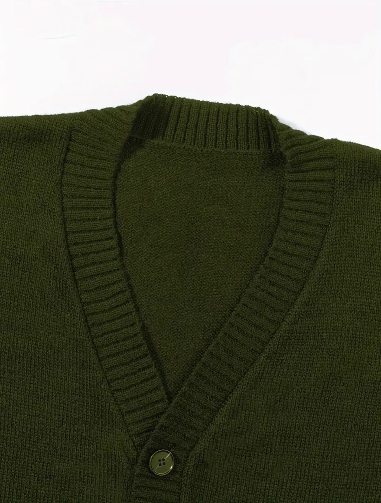 Knitted Cardigan - Olive Forrest