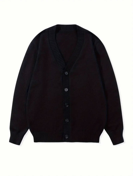 Knitted Cardigan - Navy Midnight